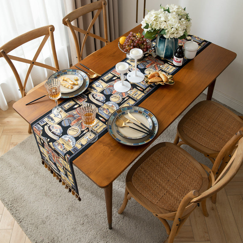 Vintage-Inspired Dining Table Runner