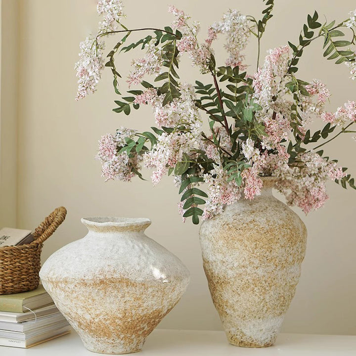 Decorative Stoneware Pitcher