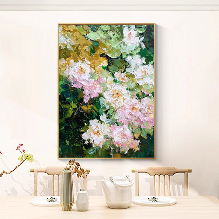 Floral Inspired Oil Painting Canvas Art