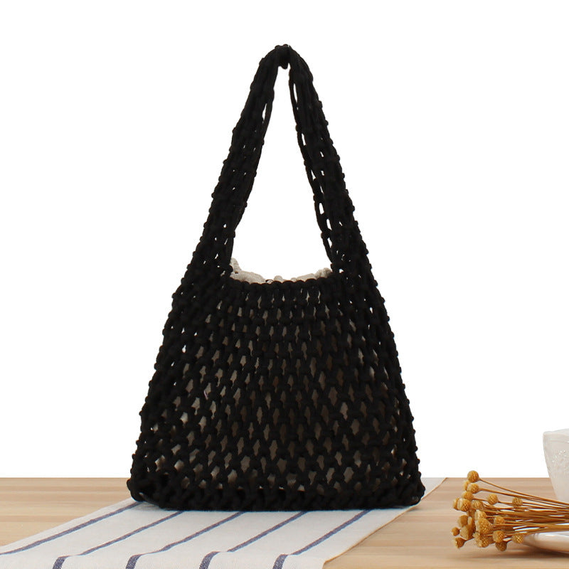 Hand-knotted jute bag Kalsten