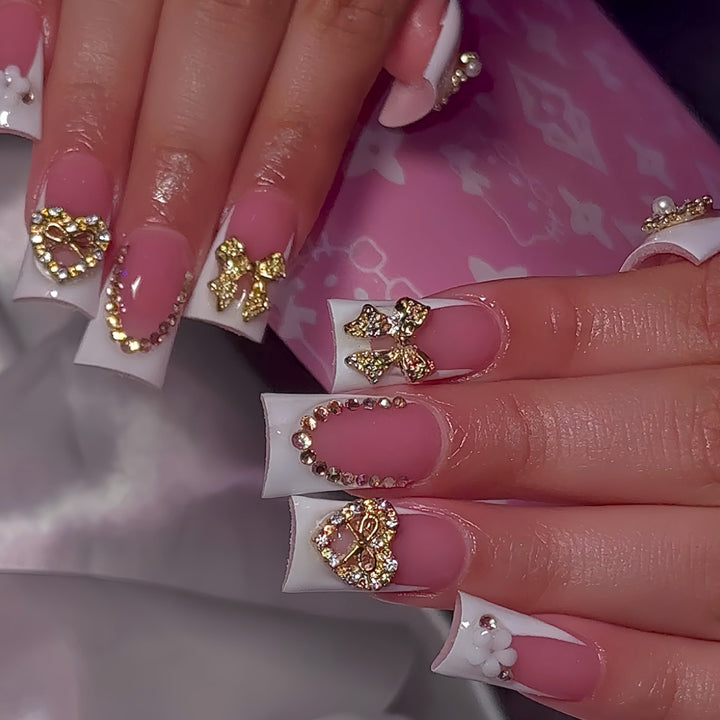 Decorative Rhinestone Nail Extensions Kalsten