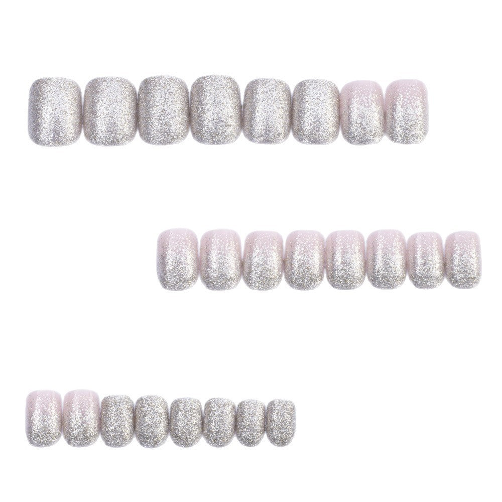 Elegant glitter pattern artificial nails Kalsten