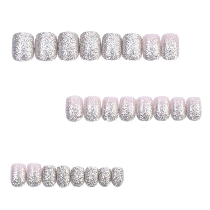 Elegant glitter pattern artificial nails Kalsten