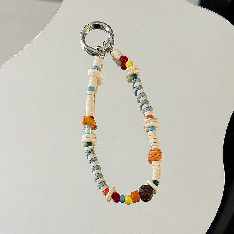 Vibrant Beaded Keychain Kalsten