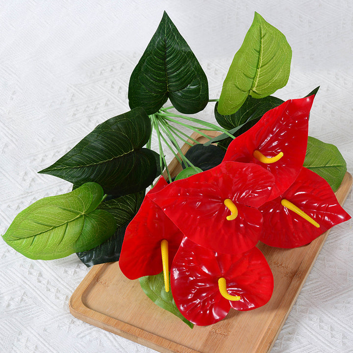 Decorative Artificial Anthurium Bouquet