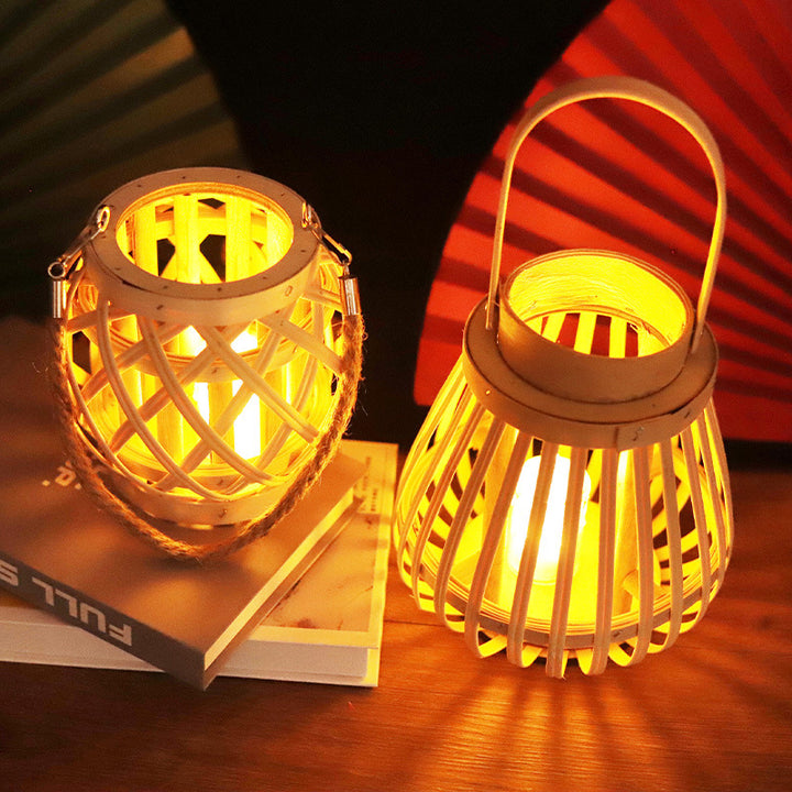Handmade Lantern Made Of Natural Materials Kalsten