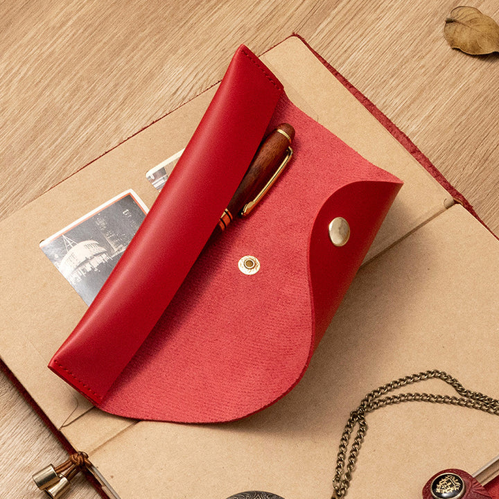 Leather Pencil Roll Case Kalsten