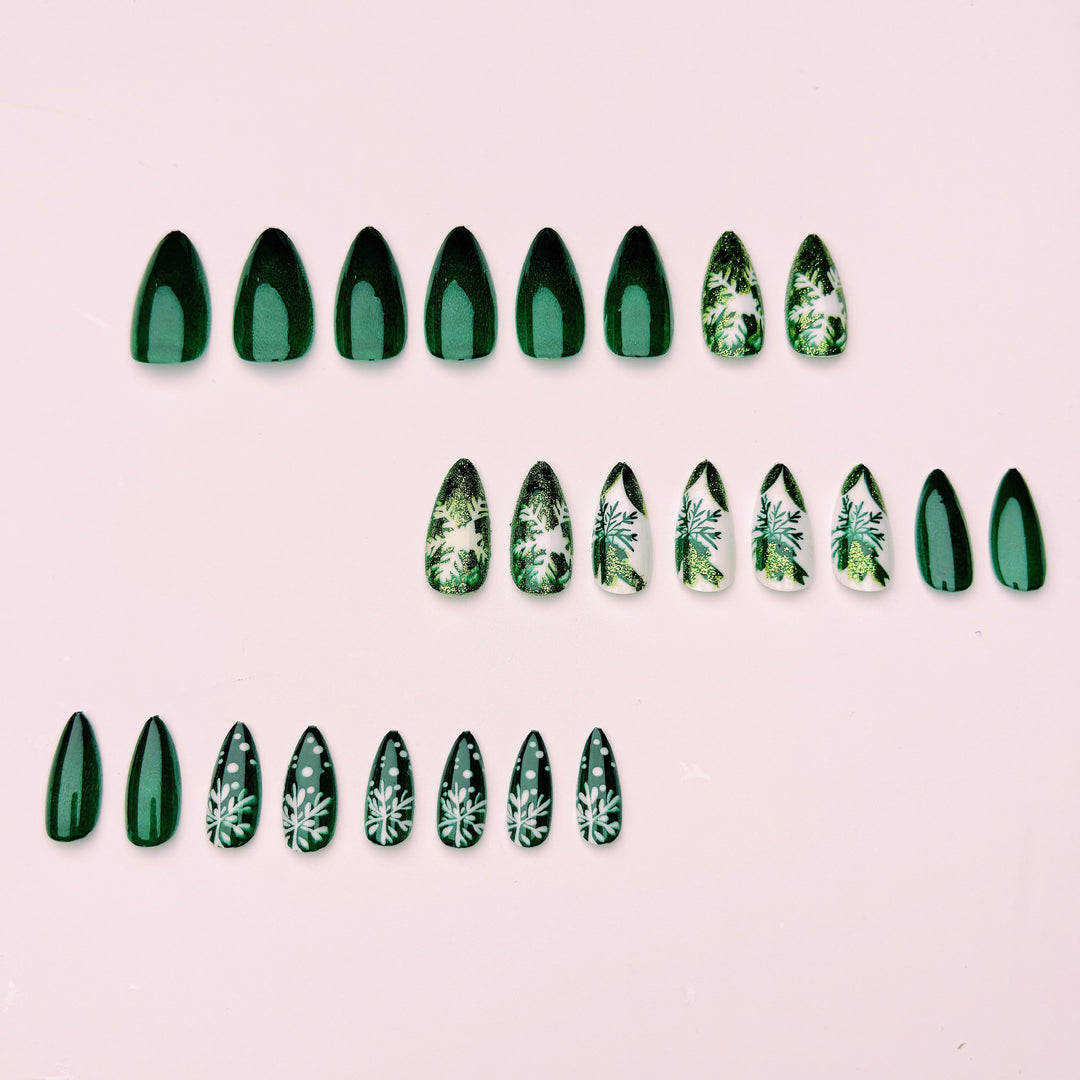 Winter Artificial Nails Kalsten