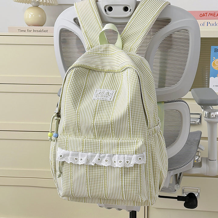 Stylish Striped Design Backpack Kalsten