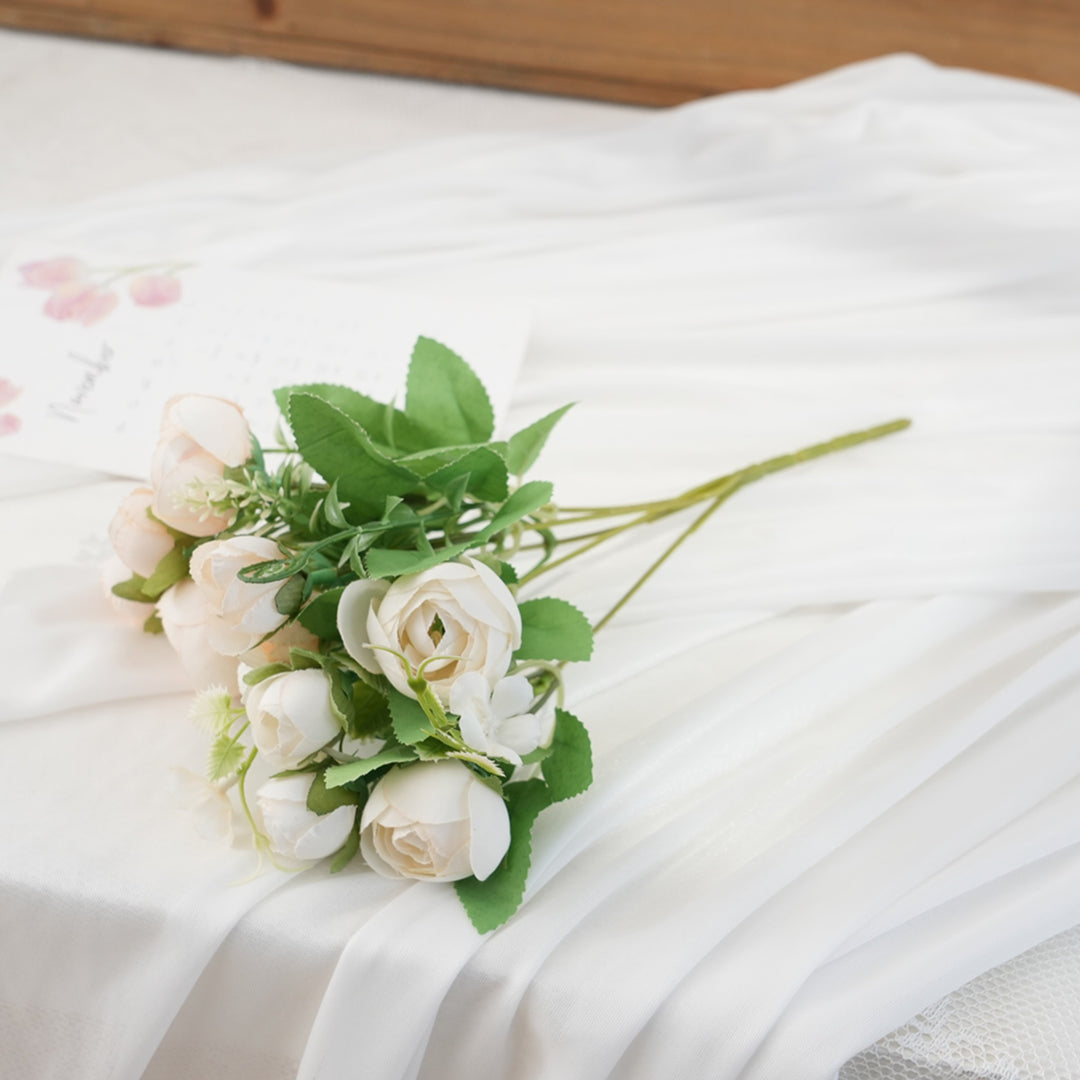 Elegant Faux Peony Bouquet
