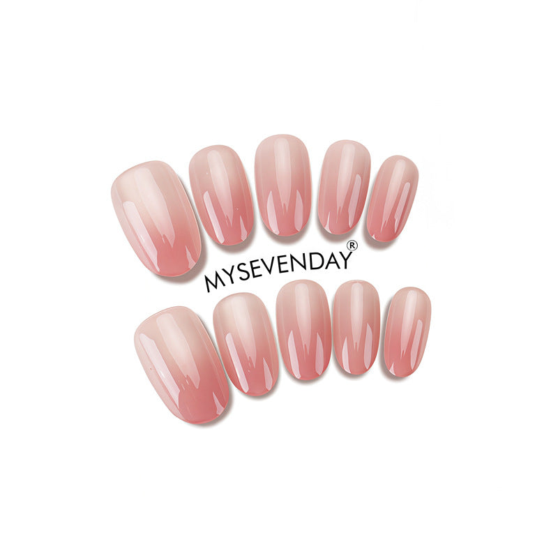 Elegant Glossy Nail Extensions Kalsten