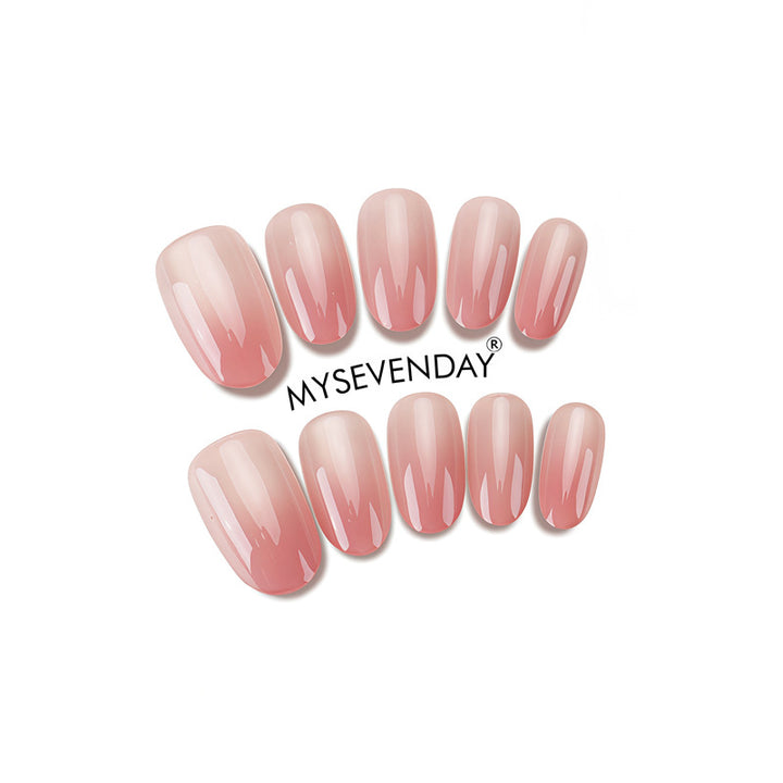 Elegant Glossy Nail Extensions Kalsten