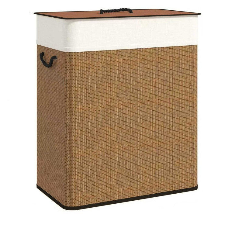 Elegant laundry container with removable lid and sturdy handles Kalsten