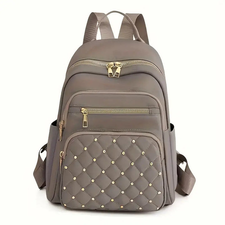 Elegant Quilted Multi-Pocket Backpack