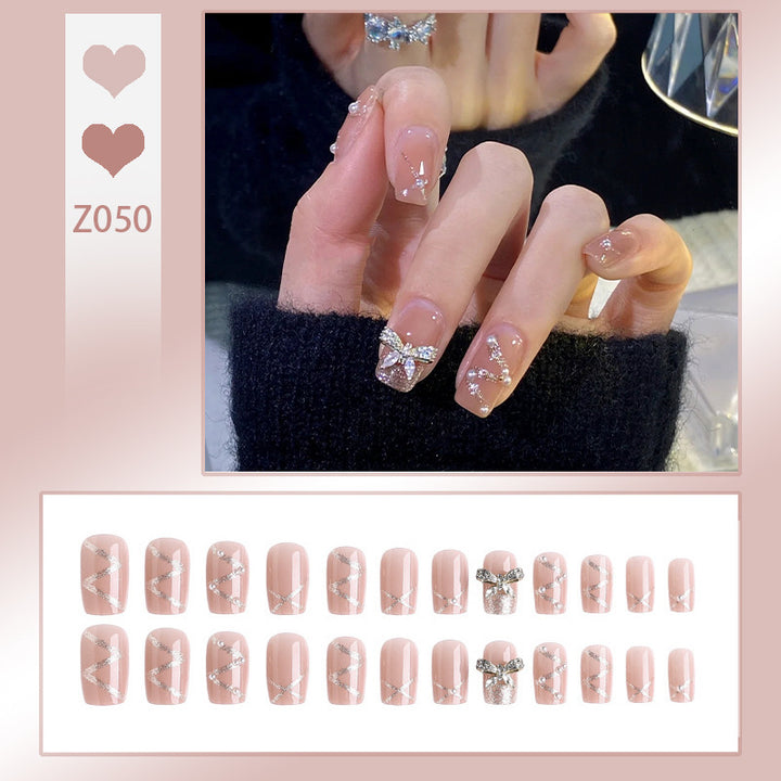 Decorative Press-On Nail Art Set