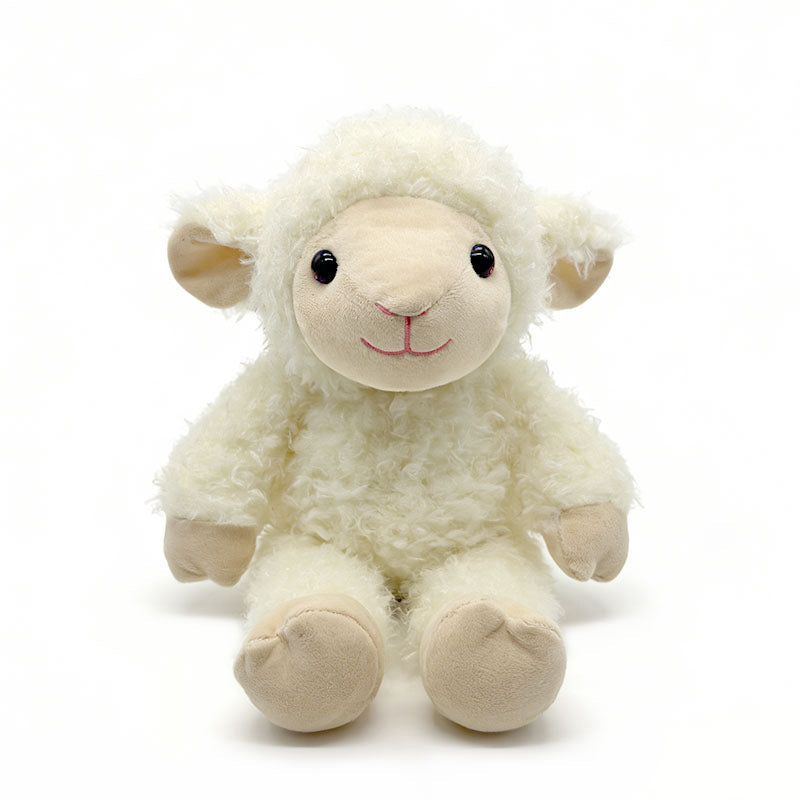 Plush Cow Cuddle Companion with Soft Faux-Fur, Embroidered Face & Huggable Snout Kalsten