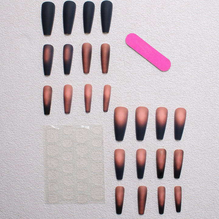 Matte Ombre Stiletto Press-On Nails Kalsten