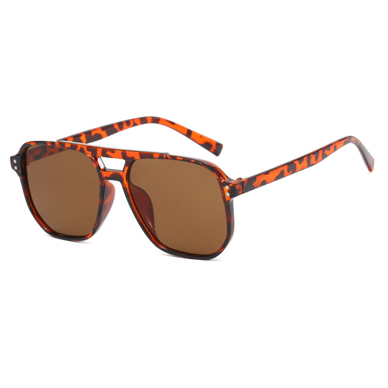 Women's oversized sunglasses with geometric design and UV protection Kalsten