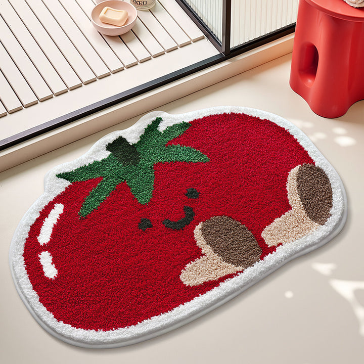 Cute dessert-themed bath mat