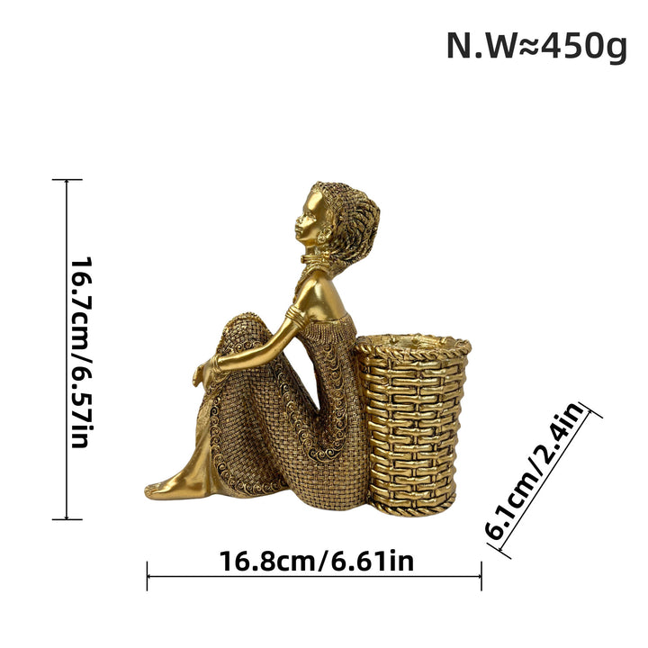 Decorative deer figure with glitter details Kalsten