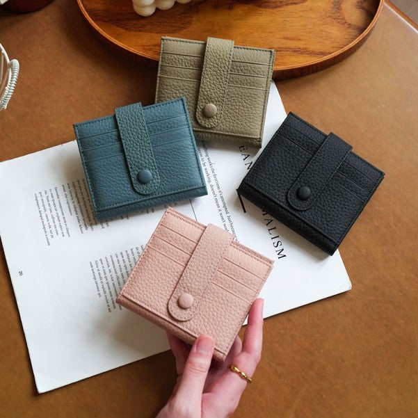 Compact Leather Coin Wallet