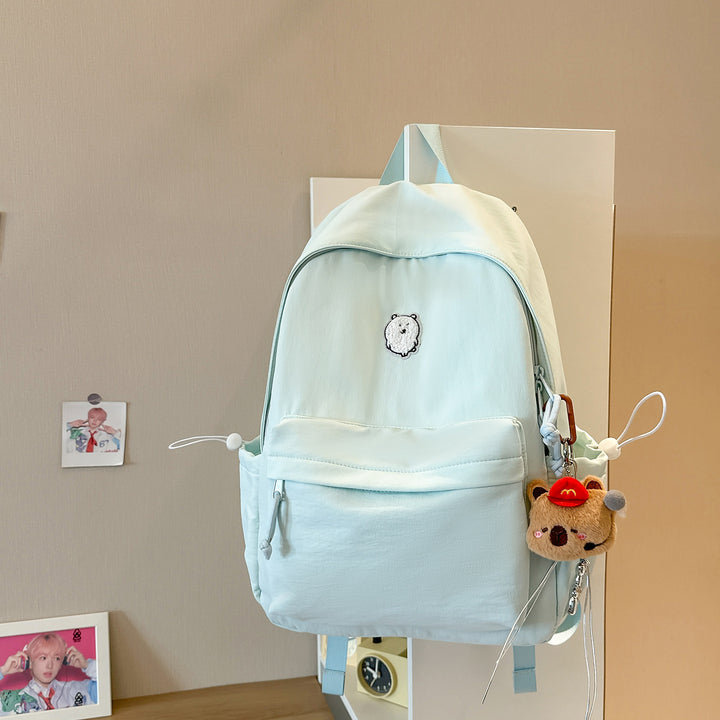 Casual Lightweight Backpack with Cute Character Charm Kalsten