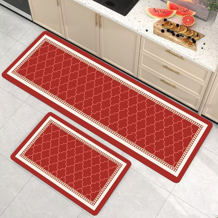 Stylish Floral Patterned Kitchen Mat Set