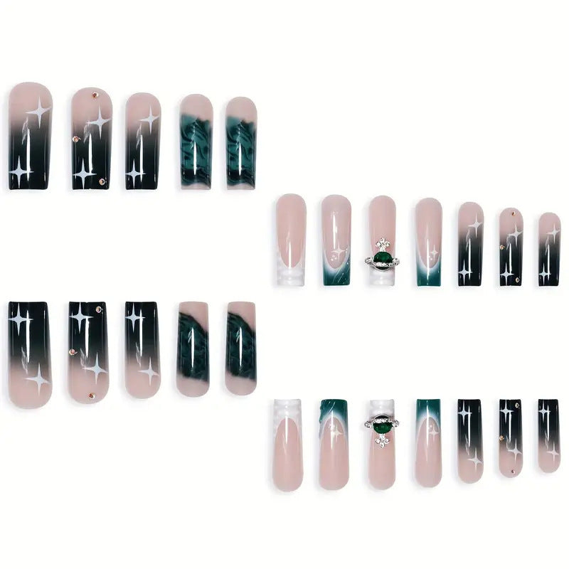 Artistic Press-On Nail Art Extensions Kalsten