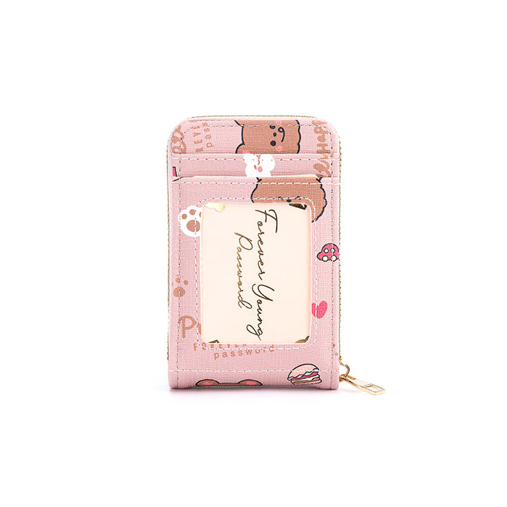 Compact RFID-Blocking Zippered Cardholder