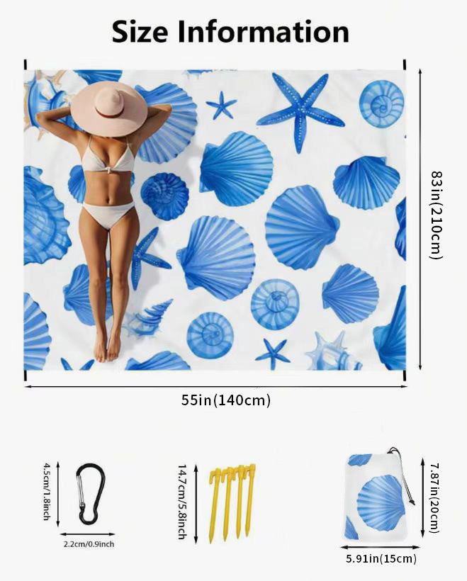 Extra-Large Portable Beach Mat Kalsten