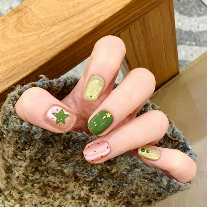 Artistic Press-On Nail Art Design Set Kalsten