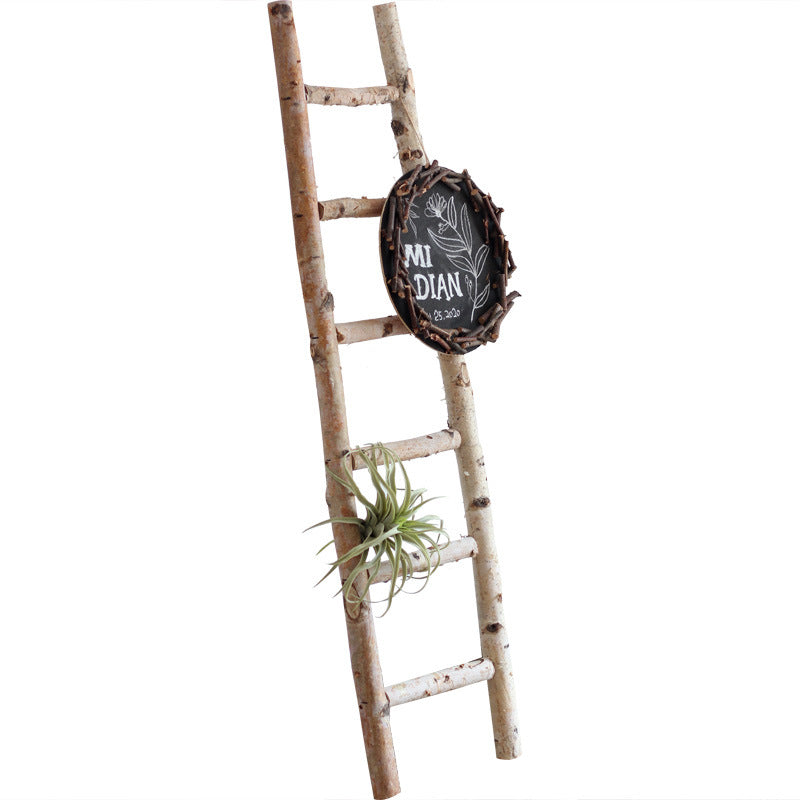 Decorative wooden ladder Kalsten