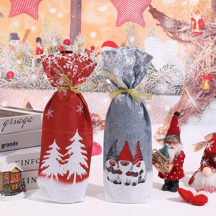 Gift bag with festive gnome motif Kalsten