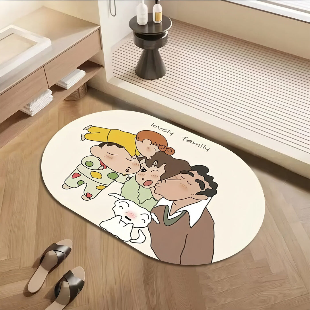 Cartoon Character Bath Mat  1789749580