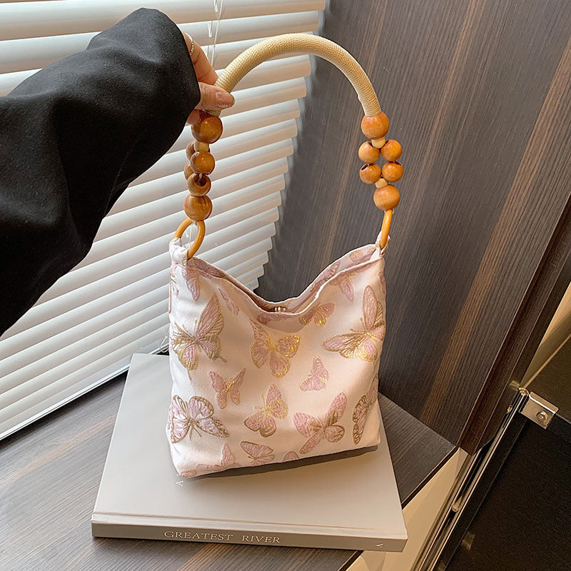 Elegant Butterfly Print Handbag
