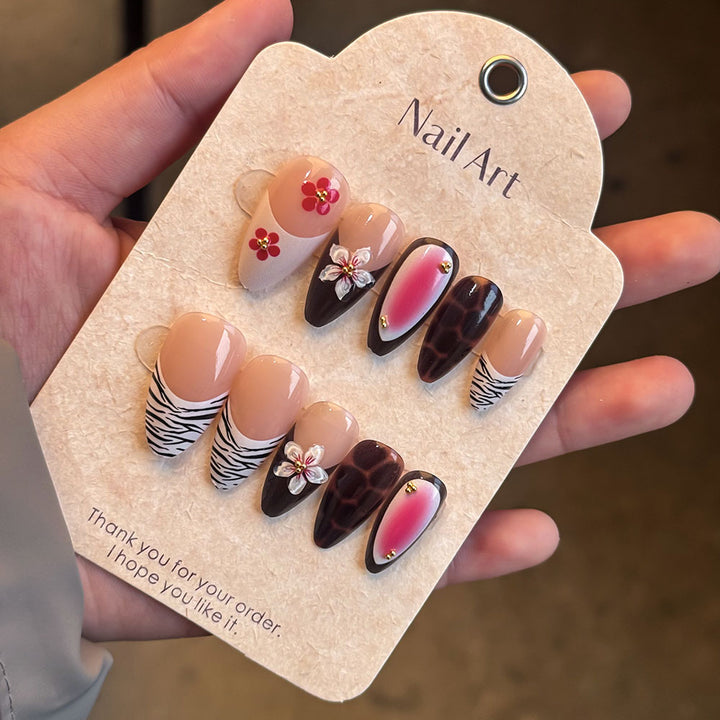 Decorative Floral Press-On Nail Set Kalsten 1787294384