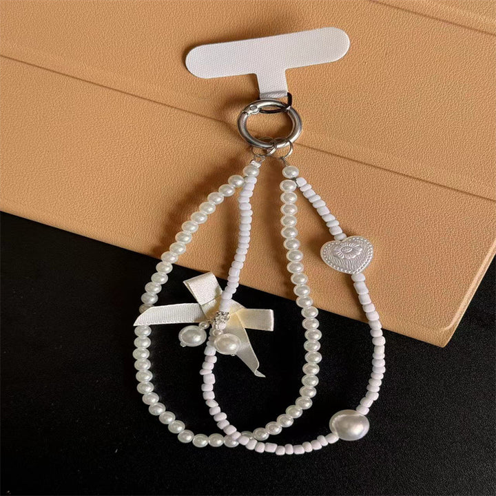 Elegant Beaded Charm Keychain Kalsten 1790135075