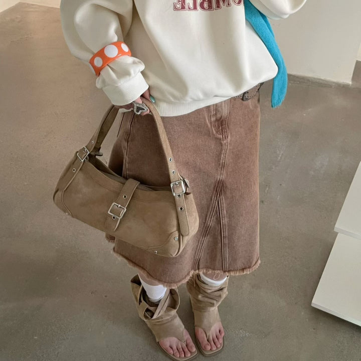 Suede Shoulder Bag