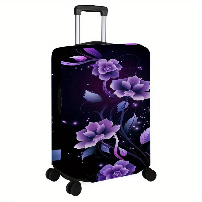 Ladies rolling suitcase with floral decor and shockproof cover Kalsten