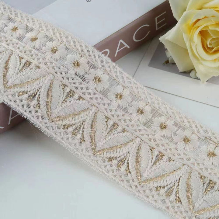 Elegant and Playful Lace Trim Kalsten