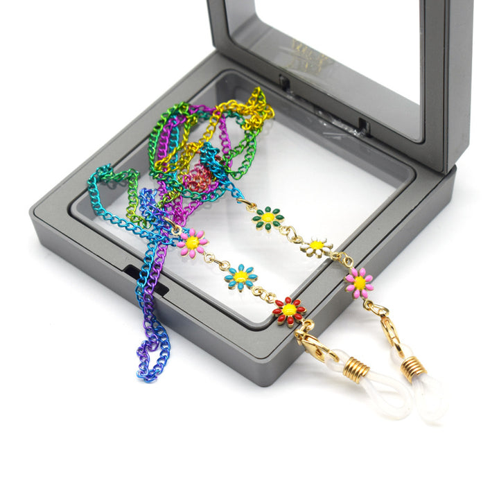 Floral Patterned Eyewear Chain Kalsten