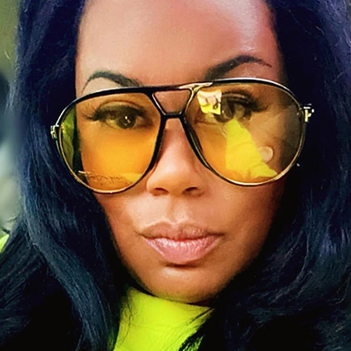 Women's fashionable sunglasses in stylish pilot look Kalsten