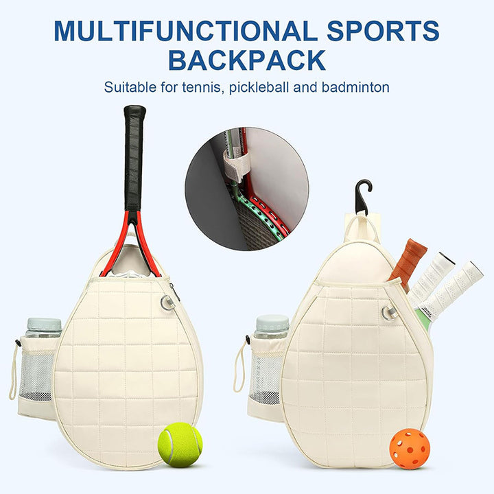 Sporty racket carry bag with integrated bottle holder Kalsten
