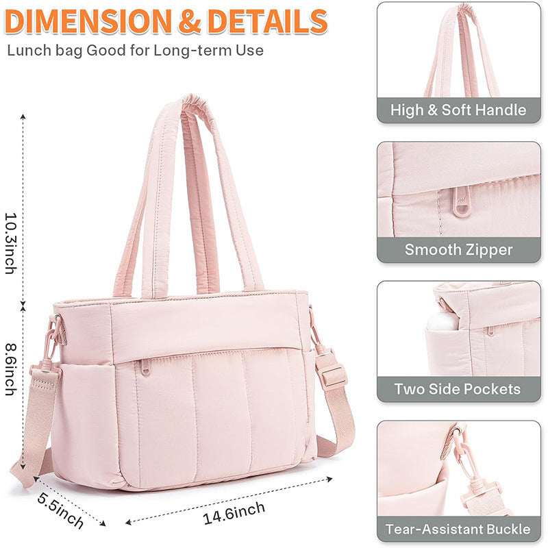 Multifunctional Padded Shoulder Bag Kalsten