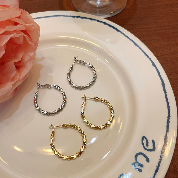 Elegant Hoop Earrings Made of High-Quality Stainless Steel Kalsten