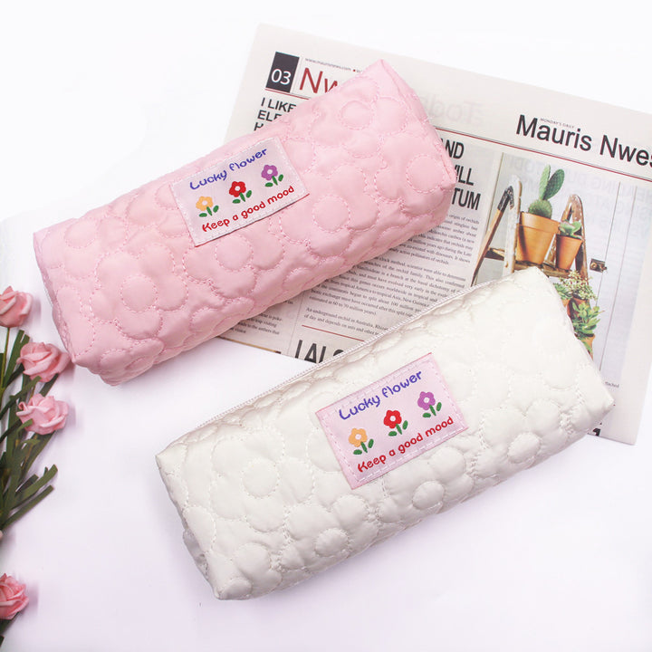 Quilted Cosmetic Pencil Case Kalsten