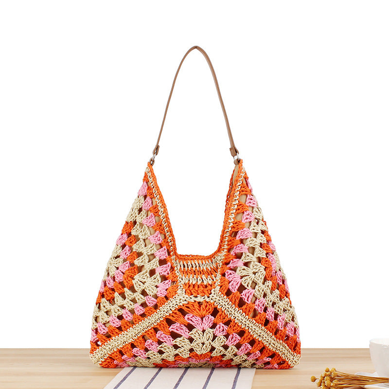 Designer crossbody bag in modern net design Kalsten