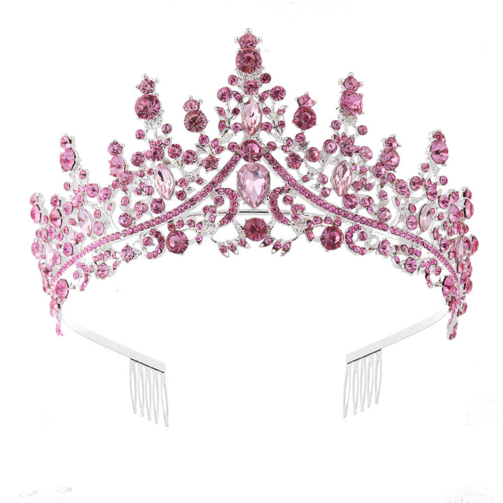 Ladies Rhinestone Tiara with Sparkling Gemstones Kalsten