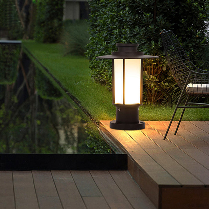 Elegant Outdoor Solar Table Lantern