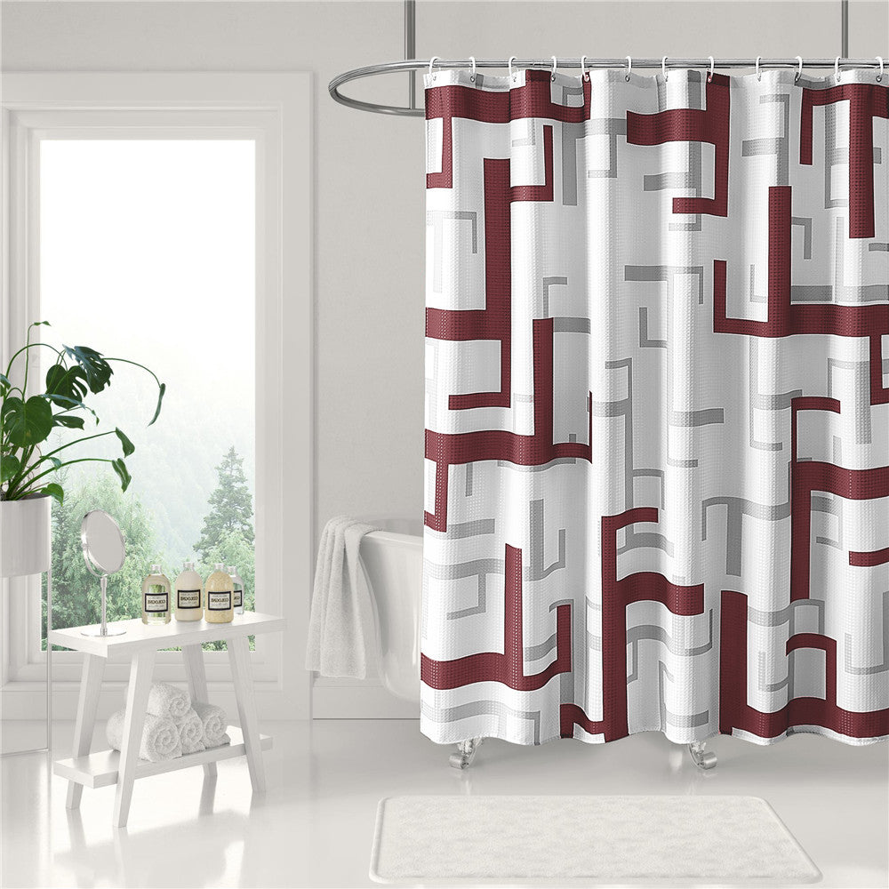 Modern Geometric Shower Curtain Kalsten